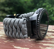 Samsung Galaxy Watch Band, Galaxy 42mm, Galaxy 46mm, Gear S3 Frontier, Gear S3 Classic, Gear Sport, 550 Paracord Watch Band.